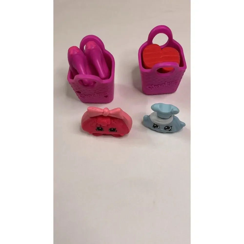 Shopkins for McDonald's Happy Meal Toys Lot of 6 ~ Shoes, Dress, Purse,Boots